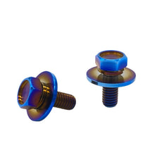 Load image into Gallery viewer, Vaikhari Titanium Burnt 10MM Honda Lock Washer Bolt