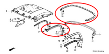 Load image into Gallery viewer, Honda S2000 OE Hardtop Weather Seal Kit