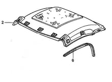 Load image into Gallery viewer, Vaikhari OE hardtop headliner reproduction (Graphite Black)