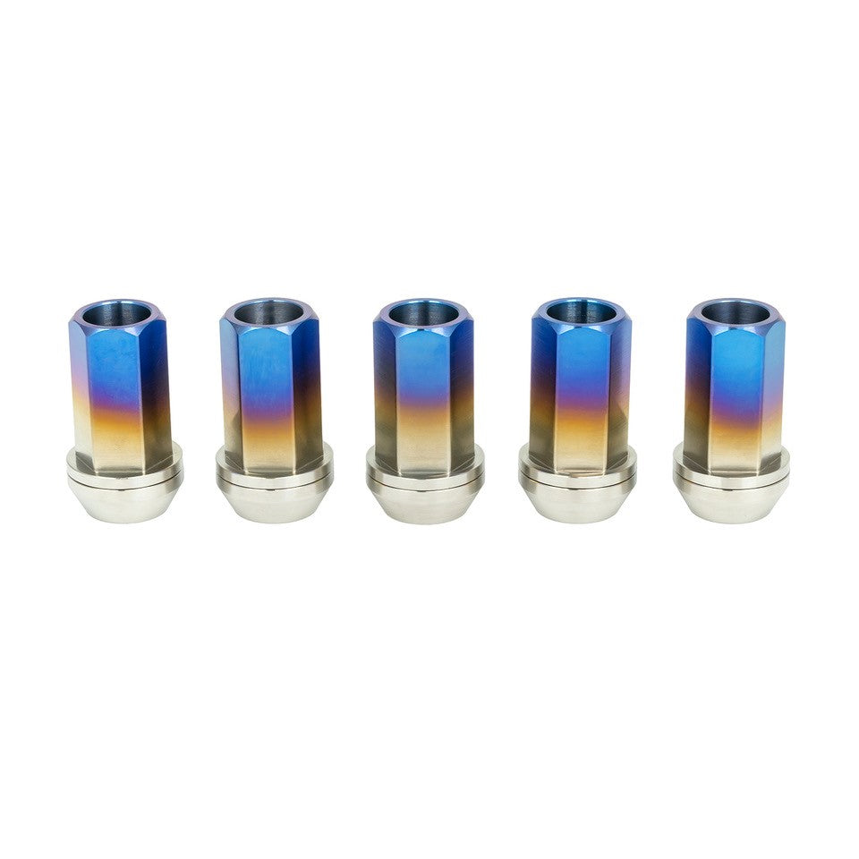 Non-Marring Swivel Bottom Titanium 20 Piece Lug Nut Set